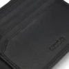Brieftasche mit geteiltem Logo aus mattem Leder