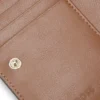 Brieftasche mit Logo-Schriftzug und Reißverschluss