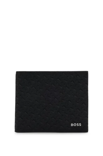 Brieftasche mit perforiertem Monogramm-Motiv