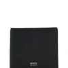 Brieftasche mit silberfarbenem Logo-Schriftzug
