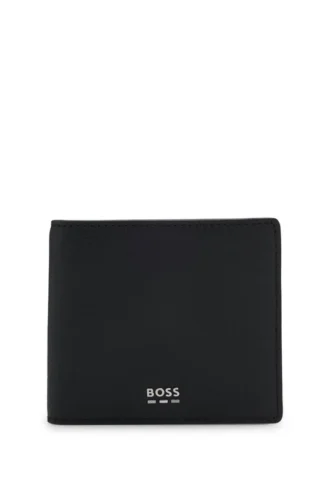 Brieftasche mit silberfarbenem Logo-Schriftzug