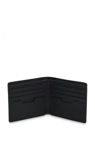 Brieftasche mit silberfarbenem Logo-Schriftzug