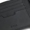 Brieftasche mit silberfarbenem Logo-Schriftzug