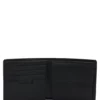 Brieftasche mit silberfarbenem Logo und Münzfach