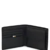 Brieftasche mit silberfolienbedrucktem Logo