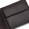 Brieftasche mit silberfolienbedrucktem Logo
