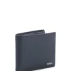 Brieftasche mit silberfolienbedrucktem Logo