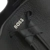 Bucket Bag aus Leder mit Logo-Schriftzug