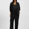 Camisole aus Satin mit Spitzendetails