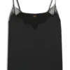 Camisole aus Satin mit Spitzendetails