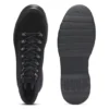 Canvas-Stiefel mit Wildlederbesatz