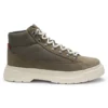 Canvas-Stiefel mit Wildlederbesatz
