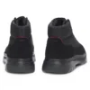 Canvas-Stiefel mit Wildlederbesatz
