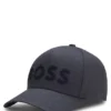 Cap mit strukturiertem Logo aus Baumwolltwill