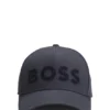 Cap mit strukturiertem Logo aus Baumwolltwill