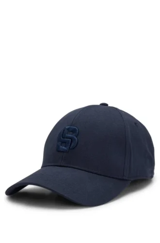 Caps aus Baumwolltwill mit gesticktem Double-B-Monogramm Caps aus Baumwolltwill mit gesticktem Double-B-Monogramm