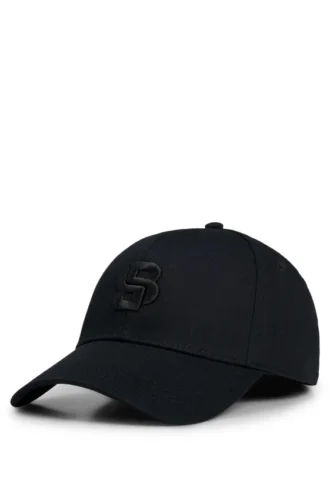 Caps aus Baumwolltwill mit gesticktem Double-B-Monogramm