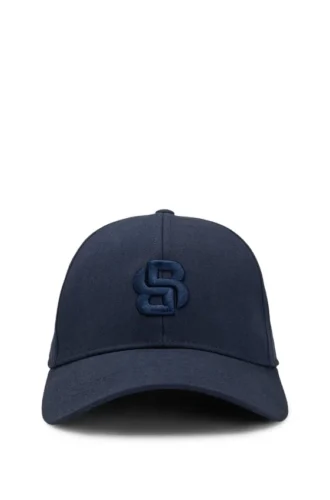 Caps aus Baumwolltwill mit gesticktem Double-B-Monogramm Caps aus Baumwolltwill mit gesticktem Double-B-Monogramm