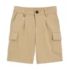 Cargo-Shorts für Kinder aus Stretch-Piqué