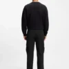 Cargohose mit gerader Passform aus gewachstem Stoff