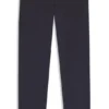 Chinos in Tapered-Fit aus strukturierter Baumwolle