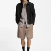 Coach-Jacke aus doppelseitigem Baumwollstoff