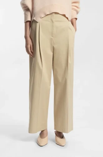 Culotte in Relaxed-Fit aus Stretch-Baumwolle