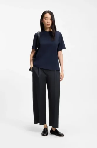 Culotte in Relaxed-Fit aus Stretch-Baumwolle