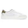 Cupsole-Sneaker mit goldbedrucktem Logo