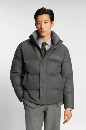 Daunenjacke aus Flanell