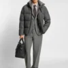 Daunenjacke aus Flanell