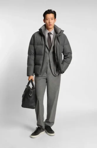 Daunenjacke aus Flanell