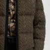 Daunenjacke mit Zopfmuster Daunenjacke mit Zopfmuster