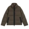 Daunenjacke mit Zopfmuster Daunenjacke mit Zopfmuster