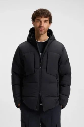Daunenparka mit wasserabweisender Beschichtung
