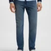 Delaware Slim-Fit-Jeans aus blauem Comfort-Stretch-Denim