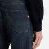 Delaware Slim-Fit-Jeans aus blauem Denim mit mechanischem Stretch