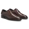 Derby-Schuhe aus Glattleder