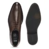 Derby-Schuhe aus Glattleder