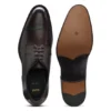 Derby-Schuhe aus Leder mit Brogue-Details