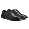 Derby-Schuhe aus Leder mit geprägtem Logo