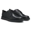 Derby-Schuhe aus Leder mit perforierten Monogrammen