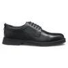 Derby-Schuhe aus Leder mit perforierten Monogrammen