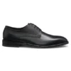 Derby-Schuhe aus strukturiertem und glattem Leder