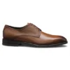 Derby-Schuhe aus strukturiertem und glattem Leder