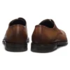 Derby-Schuhe aus strukturiertem und glattem Leder