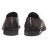 Derby-Schuhe aus strukturiertem und glattem Leder