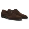 Derby-Schuhe aus Wildleder mit Zehenkappe