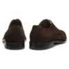 Derby-Schuhe aus Wildleder mit Zehenkappe