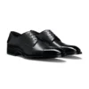 Derby-Schuhe mit Zehenkappe aus Leder